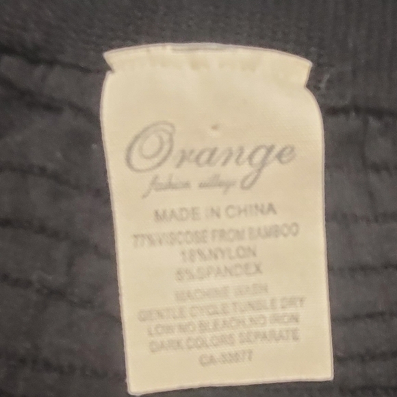 ORANGE Fashion Village Black Stretchy Ribbed Mini Skirt - Picture 4 of 4